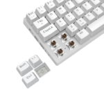 Teclado Mecânico T-Dagger Arena Pro Sem Fio Rainbow 60% Switch Marrom Branco - T-TGK321W PRO-BR PT - Imagem 4