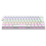 Teclado Mecânico T-Dagger Arena Pro Sem Fio Rainbow 60% Switch Marrom Branco - T-TGK321W PRO-BR PT - Imagem 3