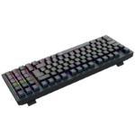 Teclado Mecânico T-Dagger Holysword Rainbow Sem Fio Switch Marrom 1800 Compact Preto - T-TGK331-BR - Imagem 4