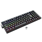 Teclado Mecânico T-Dagger Holysword Rainbow Sem Fio Switch Marrom 1800 Compact Preto - T-TGK331-BR - Imagem 5