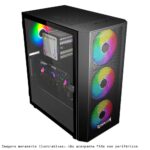 Gabinete Gamer Redragon Skyfire MidTower SemFan GC-XA211 PT - Imagem 2