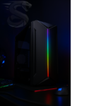 Gabinete Gamer Snaker RGB S/Fan S/Fonte Mini Tower M-ATX Preto - SK1715 - Imagem 2