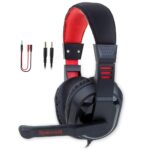 Headset Gamer Redragon Ares Driver 40mm Com Microfone Preto e Vermelho - H120 - Imagem 5