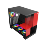 Gabinete Gamer Redragon Eternal S/Fan S/Fonte MidTower Preto e Vermelho - CA-612BR - Imagem 5