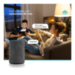 Kit Smart Lâmpada E Smart Controle Casa Conectada Lite Com Alexa ou Google Assistente - Imagem 2