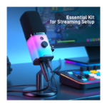 Microfone Gamer Maono PD100X RGB USB/XLR Cardióide 40Hz-16kHz Preto - PD100X RGB - Imagem 2