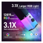 Microfone Gamer Maono PD100X RGB USB/XLR Cardióide 40Hz-16kHz Preto - PD100X RGB - Imagem 3