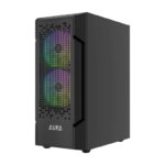 Gabinete Gamer Gamdias Aura GC7 3 Fans ARGB S/Fonte MidTower Vidro Temperado Preto - AURA GC7 - Imagem 4