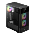 Gabinete Gamer Gamdias Aura GC5 ARGB 3 Fans 120mm MidTower Vidro Temperado Preto - Aura GC5 - Imagem 3
