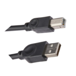 Cabo Para Impressoras USB-A Macho x USB-B Macho AM/BM 2.0 MD9 1,5M Preto - 7525 - Imagem 3