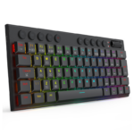Teclado Mecânico Redragon Horus Mini RGB Low Profile 60% Switch Brown Preto - K632-RGB - Imagem 4