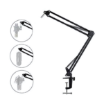 Suporte Para Microfone Maono Articulado 4 Posições 3/8 / 5/8  Preto  - BA20 - Imagem 2
