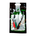 Cabo Adaptador Flex 2 P2 Macho Para 1 P3 Fêmea 18cm Preto - XC-ADP-21 - Imagem 2