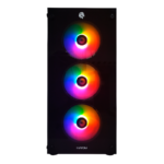 Gabinete Gamer Hayom 3 Fans S/Fonte ATX MidTower Vidro Temperado Preto – GB1769 - Imagem 4