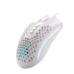Mouse Gamer Redragon Storm Lunar Branco 12400 DPI M808W-RGB - Imagem 2