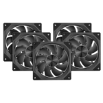 Kit 5 Fans Pichau Ventus NX ARGB 120mm Sem Controladora Preto - PCH-VTNX5-BK01 - Imagem 2