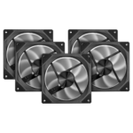 Kit 5 Fans Pichau Ventus NX ARGB 120mm Sem Controladora Preto - PCH-VTNX5-BK01 - Imagem 3