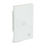 Smart Interruptor Positivo 1 Módulo Touch 2300W Alexa Ou Google Assistente Branco - Imagem 3