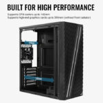 Gabinete Gamer Aerocool Streak V1 RGB ATX  Preto S/Fan - Imagem 3