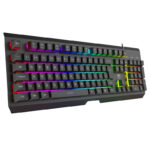 Teclado Membrana T-dagger Nova RGB Full Size USB ABNT2 Preto - T-TGK110 - Imagem 2