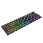 Teclado Membrana T-dagger Nova RGB Full Size USB ABNT2 Preto - T-TGK110 - Imagem 4