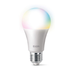 Smart Lâmpada Elgin LED Wi-Fi 10W Color Bulbo Com Alexa E Google Home - 48BLEDWIFI00