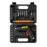 Mini Parafusadeira Elétrica Recarregável 4.2V com LED – Kit 45 Itens + Maleta - Imagem 2