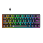 Teclado Mecânico Gamer Rise Mode GM1 RGB Switch Outemu Blue Preto - RM-TCM-GM1-BBLUE