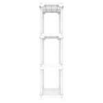 Estante 4 Prateleiras Plástica Poly Grifit Multi-Uso Branca 127x70x35 - Imagem 6