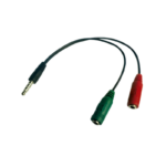 Adaptador Hayom P3 Macho X P2 Femea Preto - AI1019