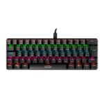 Teclado Mecanico Gamer TGT Sherman Rainbow ABNT2 Switch Azul Compacto Preto - TGT-SHTKL-RBW01