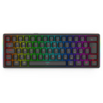 Teclado Mecânico Gamer Redragon Akali ABNT2 RGB USB Switch Marrom Preto -K642-RGB