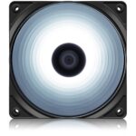 Cooler Fan Gamer Deepcool RF120W Led Branco 120mm - DP-FLED-RF120-WH