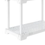 Estante 4 Prateleiras Plástica Poly Grifit Multi-Uso Branca 127x70x35 - Imagem 5