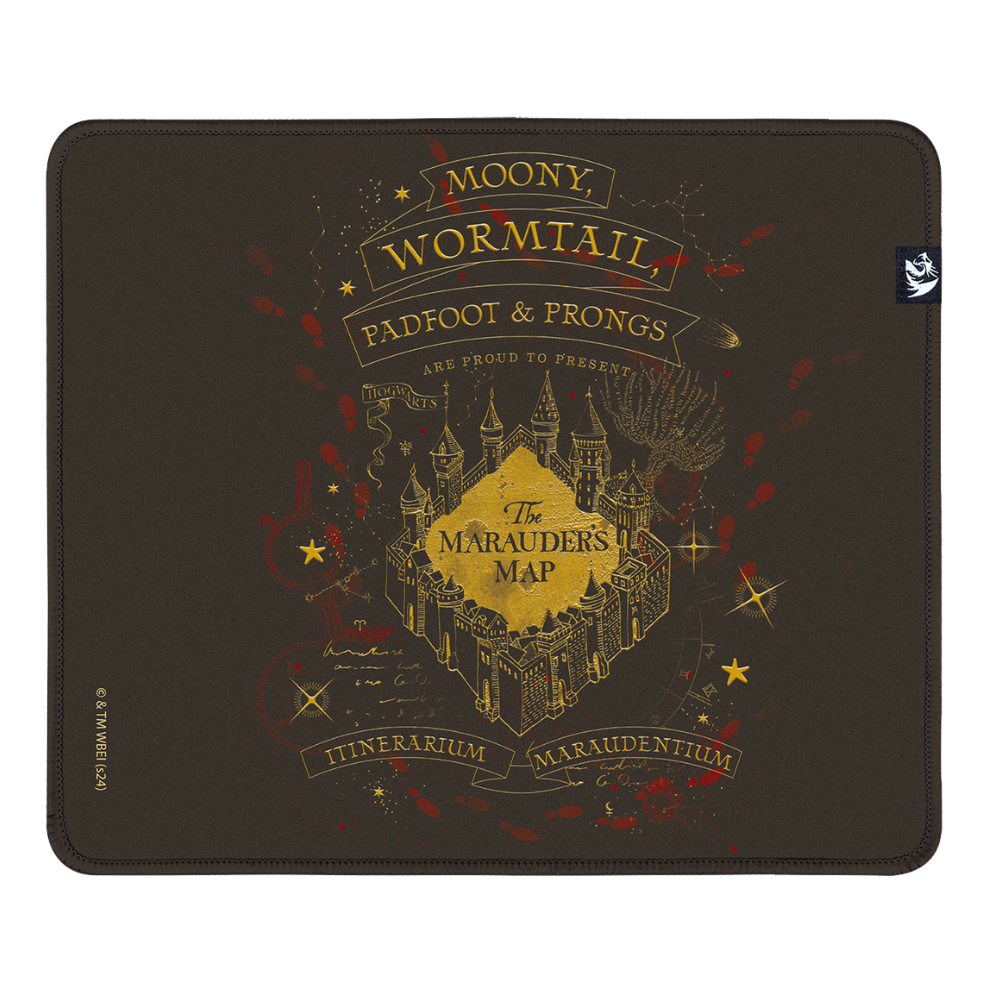 c0df35b1729499ed6183cb00b5459639.png Mousepad Harry Potter Mapa Do Maroto Redragon Speed Marrom 320x270mm - HP-935 - Imagem 1
