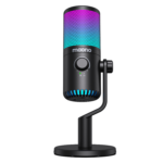 Microfone Gamer Maono RGB USB-C 20kHz Programável Condensador - Preto - DM30RGB