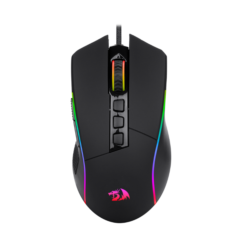 c5a5a4d6242c1e7f9a4fe656841d4327.png Mouse Gamer Redragon Plank RGB 16000DPI 1000hz Preto - M812-RGB - Imagem 1