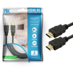 Cabo HDMI Gold 2.1 8K HDR 19P 3 Metros - PIX 328