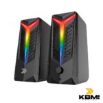 Caixa de Som Gamer KBM Gaming RGB AUX Drive de 45mm RMS 10W - KGCSG120 - Imagem 2