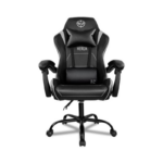 Cadeira Gamer TGT Heron TC Espuma Moldada Até 120kg Preto e Cinza - TGT-HRTC-BL02