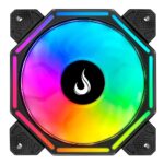 Cooler Fan Rise Mode Hex Tornado ARGB 120mm Preto - RM-H-ARGB-TOR-B - Imagem 4