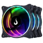 Kit 3 Cooler Fan Rise Mode Laser ARGB 120mm Led - RM-RGB-05-5V - Imagem 2