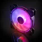 Cooler Fan Galax Vortex Wind-01 ARGB Fan 120mm Preto - Imagem 3