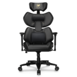 Cadeira Gamer Cougar Terminator Elite Gold Até 130Kg Preto e Dourado - CGR-TRE-GLB