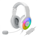 Headset Gamer Redragon Pandora 2 Lunar White RGB 50mm - H350W-RGB-1