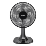 Ventilador Ventisol Turbo 6 30cm 52W 1500 RPM 127v 6 Pás Preto/Cinza