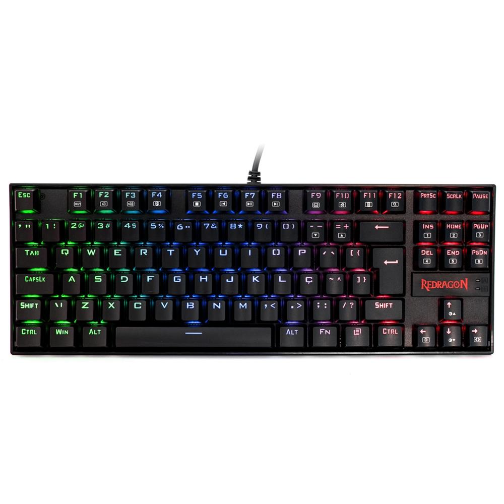 dc2a45252b2a876a7c99973f5607f493.jpg Teclado Mecânico Redragon Kumara RGB Swit/Blue PT-K552RGB-1 - Imagem 1