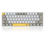 Teclado Mecânico Lakshmi Redragon Branco SwitchBrown K606-YL