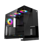 Gabinete Gamer Redragon Eternal S/Fan S/Fonte MidTower Preto - CA-612B