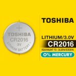 Pilha Moeda 2016 Toshiba Lithium 3V 1 Unidade- CR2016 - Imagem 2